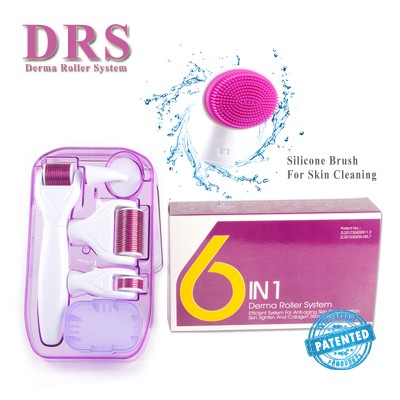 High Quality  6 in 1 Body  dermaroller derma roller for home use